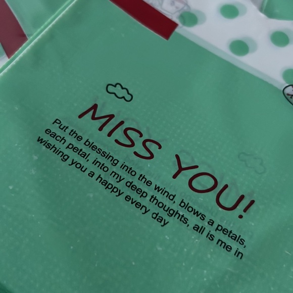 10 pcs Small Miss You Bags Loot Bags Favor Bags Treat Bags 4.80" x 5.7" In. - Picture 4 of 7